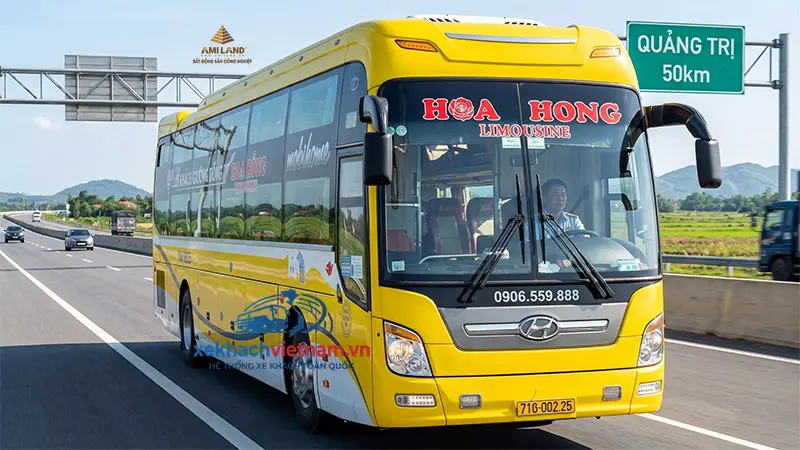Danh sách xe khách giường nằm limousine chuyên tuyến đi sảnh bến Đông Hà Khe Sanh Quảng Trị khang trang mới nhất