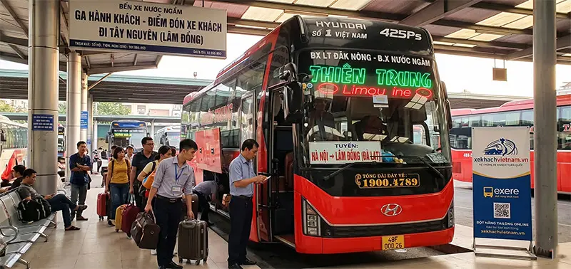 Xe khách Hà Nội - Lâm Đông